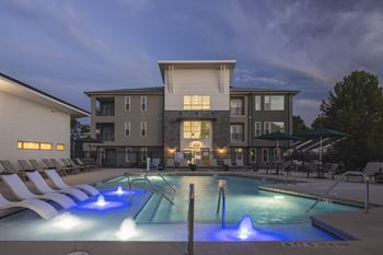 Twilight pool